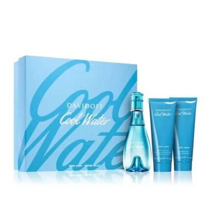 Davidoff Cool Water - Eau de Toilette 100 ml + Shower Gel 75ml + Body lotion 75ml Gift Set