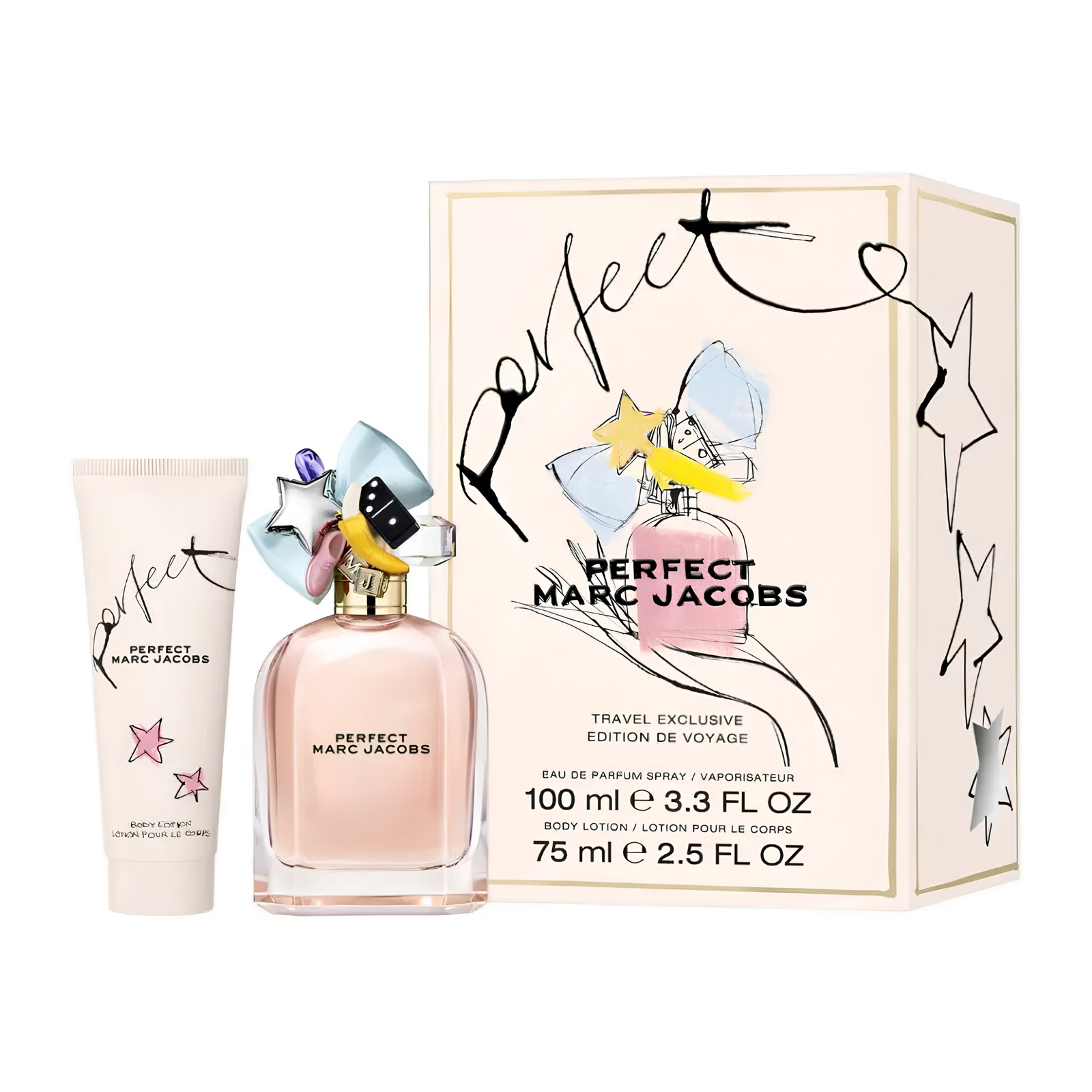 Marc Jacobs Perfect  giftset - eau de parfum, 100ml + 75 ml body lotion