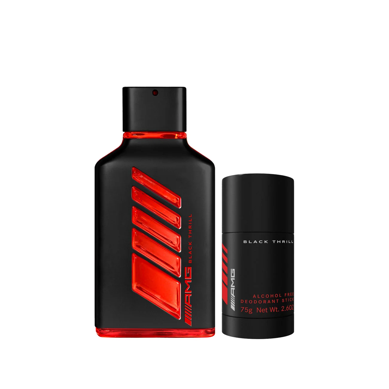Mercedes benz AMG black thrill - eau de parfum, 100 ml + 75g deodorant stick (alcohol free) thumbnail 2