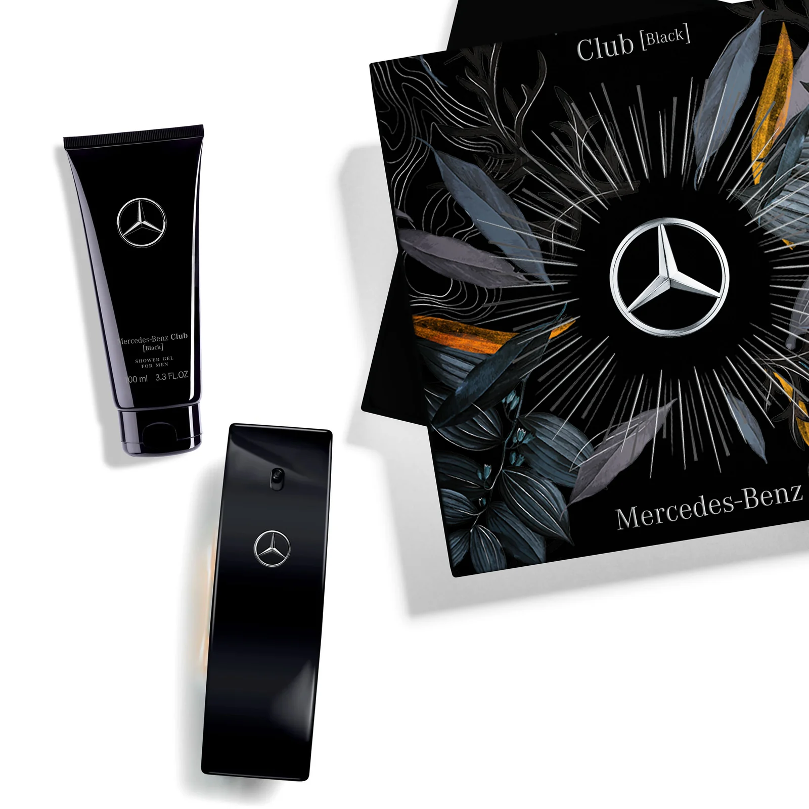 Mercedes benz club black gift set - eau de toilette, 100 ml + 100 ml shower gel